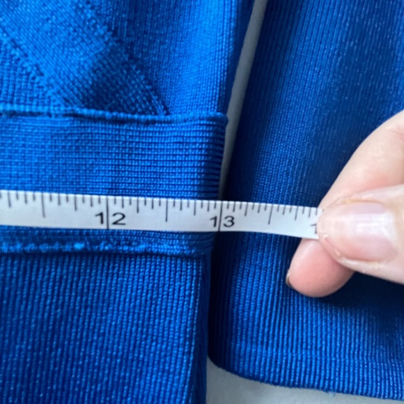 Sapphire blue mini bandage dress Venus size 8. - Picture 5 of 5